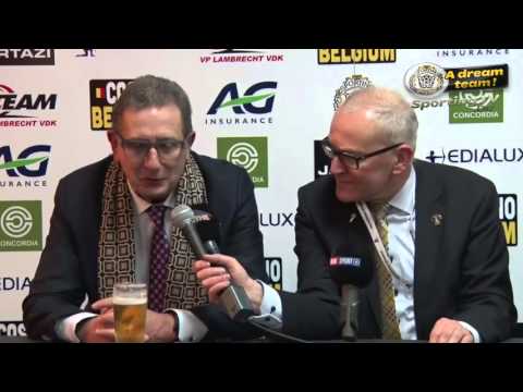Persbabbel met Georges Leekens na KSC Lokeren - RC Genk 0-0