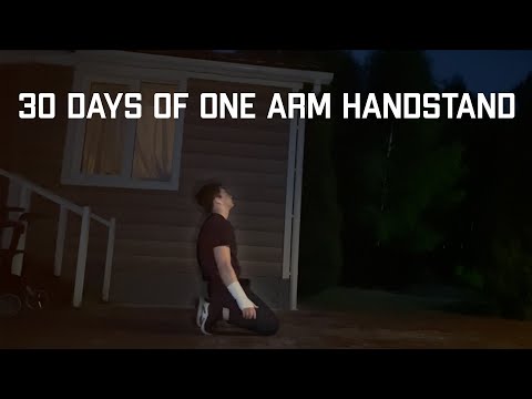 ONE ARM HANDSTAND PROGRESSION FOR 30 DAYS | SUN AND STEEL