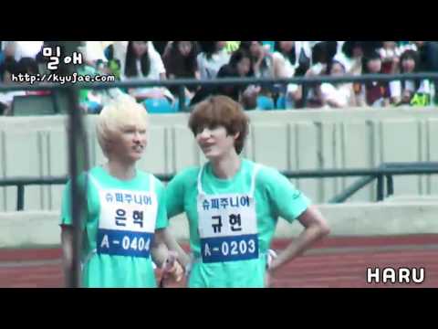 110827 Idol Sport Day - KyuHyuk Moment