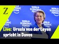 Live Aus Davos Das Sagt Ursula Von Der Leyen Beim Weltwirtschaftsforum