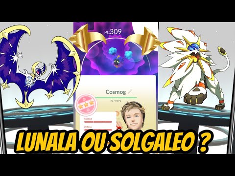 Eles chegaram! Em qual devo evoluir, LUNALA ou SOLGALEO no #pokemongo