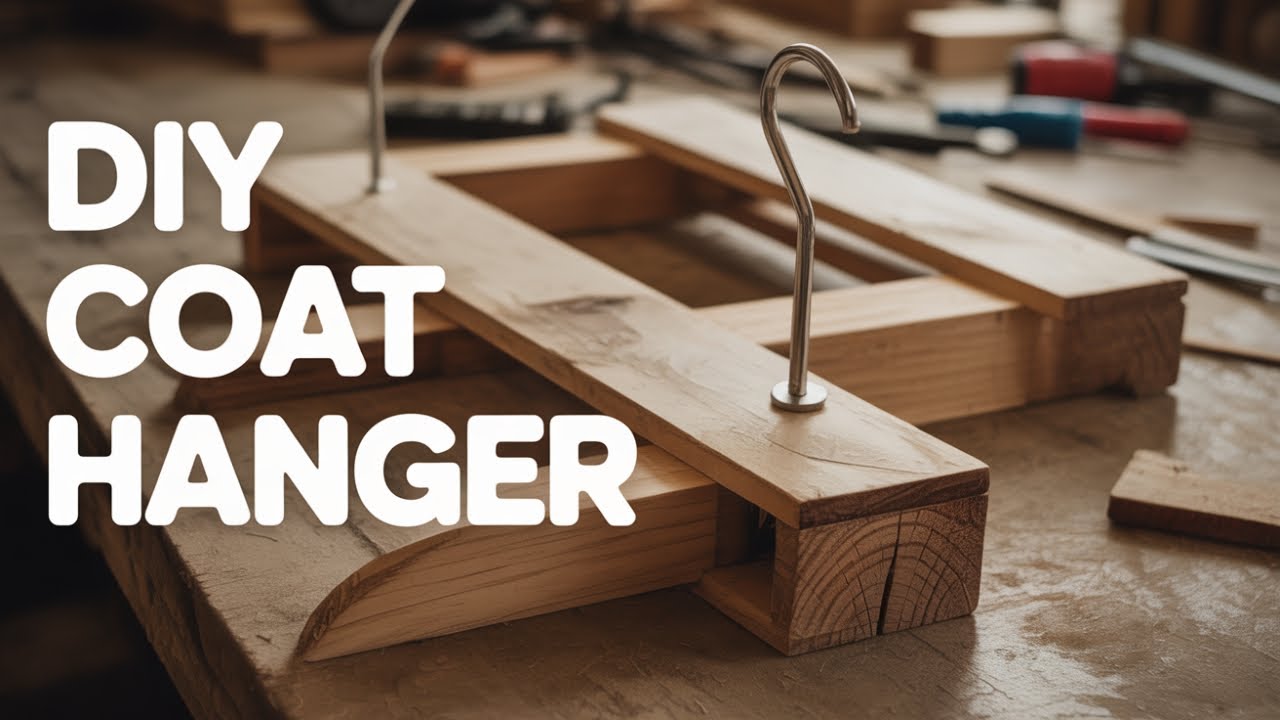 How to build your Coat Hanger from reclaimed Pallet wood using a WALABOT DIY device // DIY