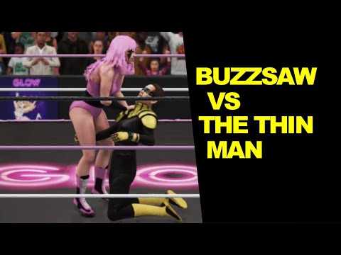 GLOW 1985 Buzzsaw vs the Thin Man - Mixed Match