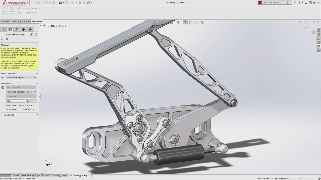SOLIDWORKS 2018 Topology Optimization