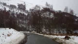 preview picture of video 'Winter Drive To Loch Rannoch Highland Perthshire Scotland'