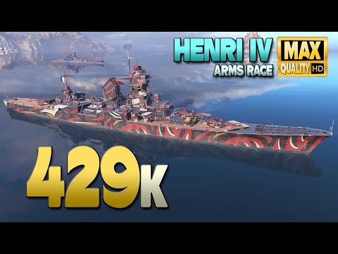 Cruiser Henri IV: Succesfull in Arms Race - World of Warships