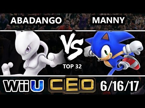 CEO 2017 Smash 4 - LG | Abadango (Mewtwo) vs Noble | Manny (Sonic) Wii U Top 32