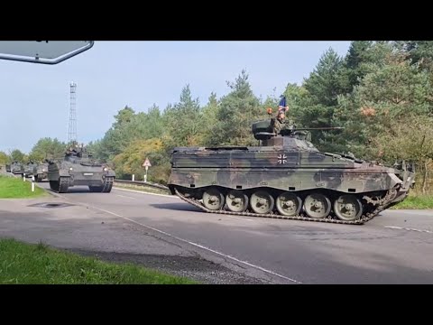 SPz Marder PzGrenBtl 371 Straßenmarsch