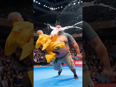 Shaolin Monk vs Russian Wrestler – Who Wins?! #kungfu #boxing #shaolin