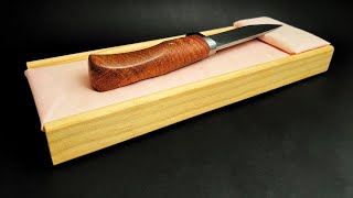 How to bed a knife handle with epoxy