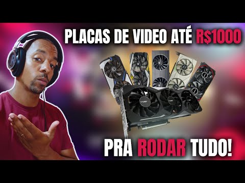 AS MELHORAS PLACAS DE VIDEO ATÉ R$1.000,00 PARA COMPRAR NO ALIEXPRESS! PRA RODAR TUDO!