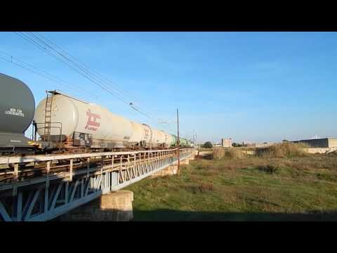 E652 108+E655 286(RIMANDO) per MRV Incoronata-Bari Lam.-Villa S.G.B., in uscita da Bari Lam.