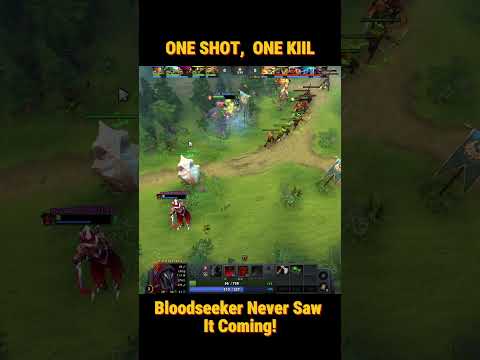 The Shocking Instant Death of Bloodseeker! #dota2 #gaming #bloodseeker #dota2gameplay