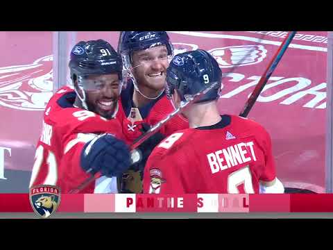 Sam Bennett scored 1st goal for the Florida Panthers and 5th goal in the 2020-2021 NHL season