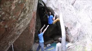 Video thumbnail de Lua, 7c. Albarracín