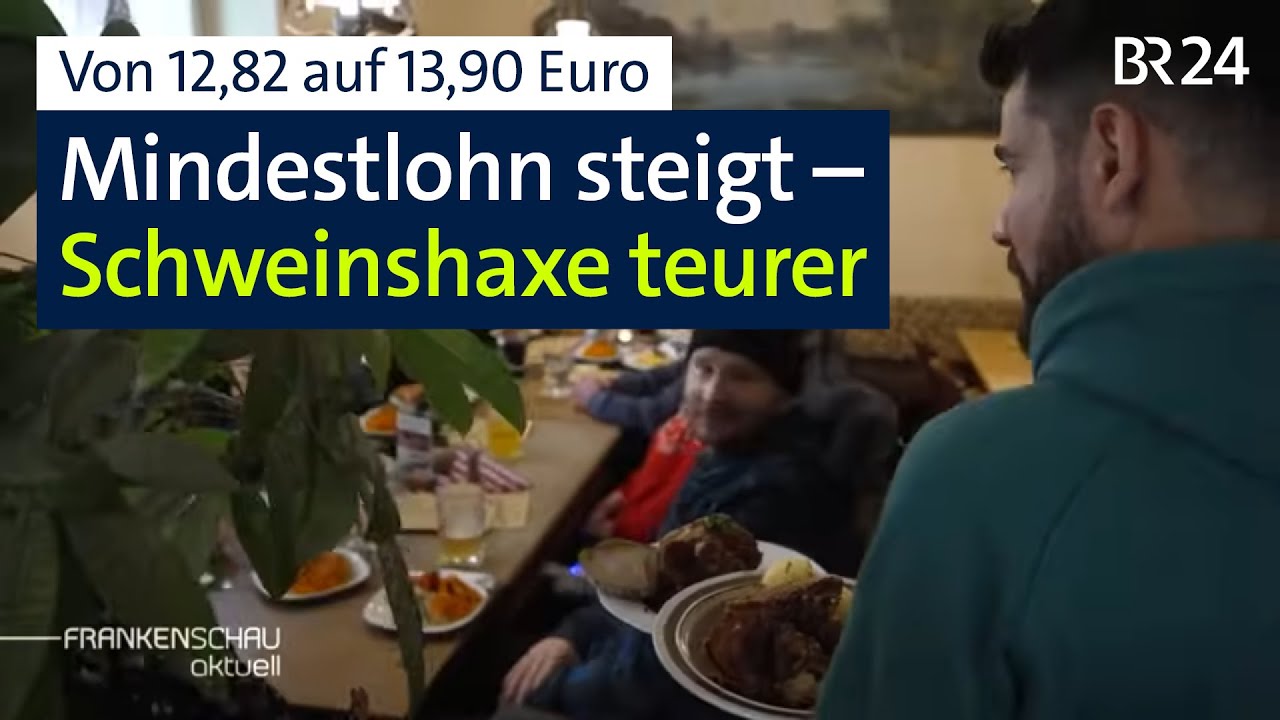 Mindestlohn steigt – mit Folgen für die Gastronomie | BR24