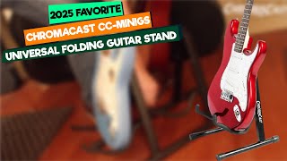 STOP TIPPING! The BEST Folding Guitar Stand for Gigs & Travel? | ChromaCast CC MINIGS Review