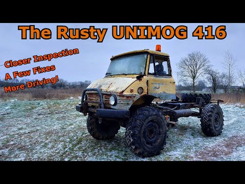 The Rusty Unimog 416 - A Closer Inspection, A few Fixes and More Driving!