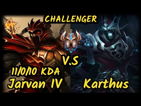 UP LeChase (JARVAN IV) vs KARTHUS - 11/0/10 KDA JUNGLE CHALLENGER GAMEPLAY - BR
