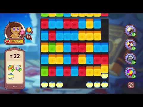 CookieRun: Witch's Castle Level 498 [Gameplay] | Cookie Run Witch Castle #match3 #cookie #run