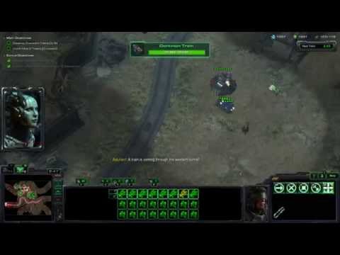 Starcraft WoL Campaign - Great Train Robbery (Brutal, All Achievements + Bonus)