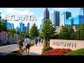 Atlanta Midtown Summer Heatwave 2026 Walk 4k Atlanta Georgia