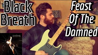 Black Breath - Feast of the Damned (Guitar Cover w/ Tabs & Backing Track)