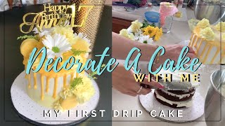 Cake Decorating | How to Make A Cake | Decorate A Cake With Me | DIY Cake | The Craf-T Home