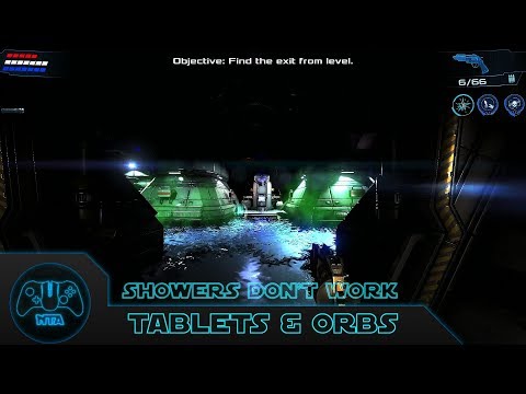 Dead Effect 2 - Mission 8: Showers Don't Work - Tablets & Orbs Locations