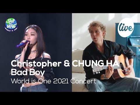 Christopher & 청하(CHUNG HA) - Bad Boy [World is One 2021 CONCERT - 화제의 무대 다시보기]