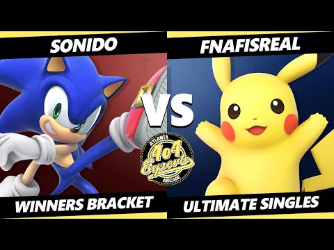 4o4 Smash Night 43 - Sonido (Sonic) Vs. FNAFisREAL (Pikachu) SSBU Ultimate Tournament
