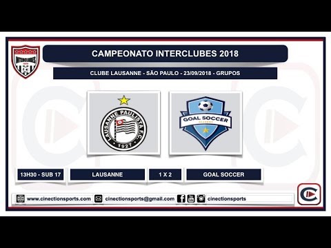 Lausanne 1x2 Goal Soccer - Sub17