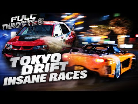 The Most Insane Drifts and Races from Tokyo Drift (2006) | Full Throttle