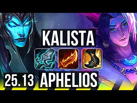 KALISTA & Tahm Kench vs APHELIOS & Thresh (ADC) | EUNE Master | 25.13