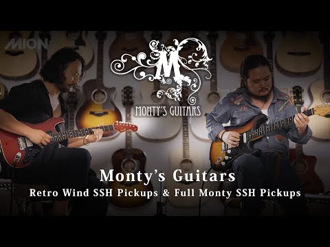 Monty's Guitars Retro Wind SSH Pickups & Full Monty SSH Pickups / MION experiment