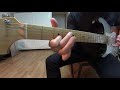 Stiff Little Fingers - Just Fade Away (guitar cover - close up)
