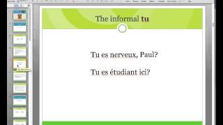 BSU Online French: Structure 1.1