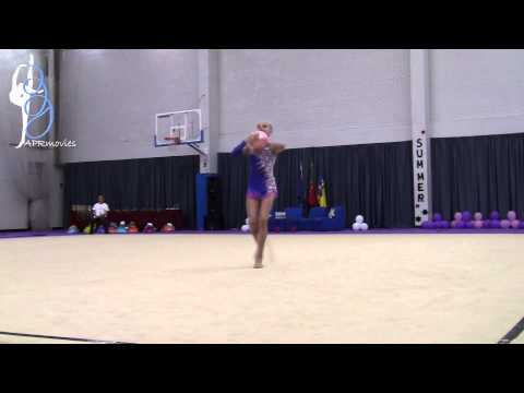 Miljna Narevaara - Jyvaskylan Voimistelijat-79' ry (FIN) - Ball - Junior 2001 A - Summer Stars 2014
