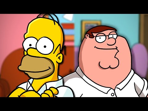 Peter Griffin vs. Homer Simpson - Rap Battle! - ft. Chris Voiceman & Joe Cliff Thompson