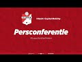 Speciale persconferentie met voorzitter Ronald Lubbers