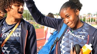 Boras 2019 : Gemima Joseph félicitée par les Bleuets Boras 2019 : Gemima Joseph félicitée par les Bleuets