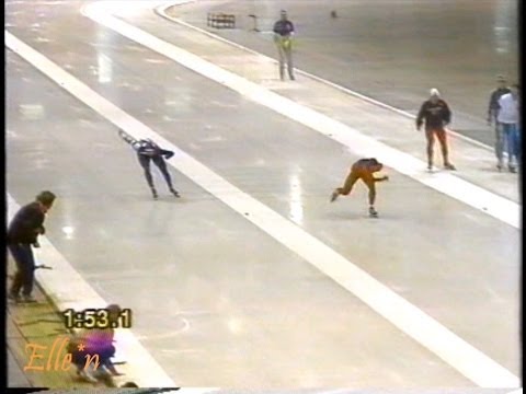 European Championships Allround Heerenveen 1990 - 1500 m Gulyayev - Søndrål