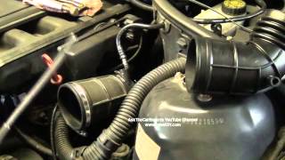 BMW Upper Intake Boot Removal and Installation DIY M52TU M54 6 Cylinder Engine