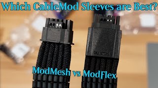 CableMod 12VHPWR ModMesh vs ModFlex