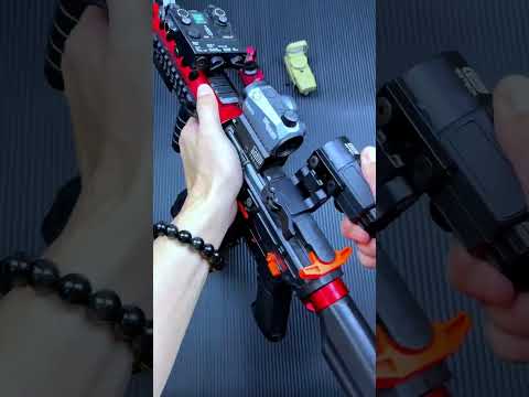 SLR PDW+Smoke Silencer.Who needs this forNew Years gift? #toys #gelblasters #airsoft