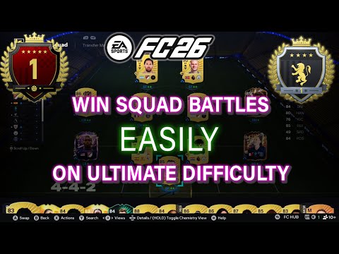 FC 26 | EASY 5 Goal Win Squad Battles vs ULTIMATE DIFFICULTY (W/Gameplay) #eafc26 #fut #squadbattles