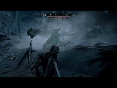 skyrim anniversary edition vampire lord vs blood dragon