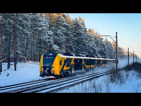 Ziemas brīnumzeme! Latvijas sniegotie vilcieni ❄️🇱🇻