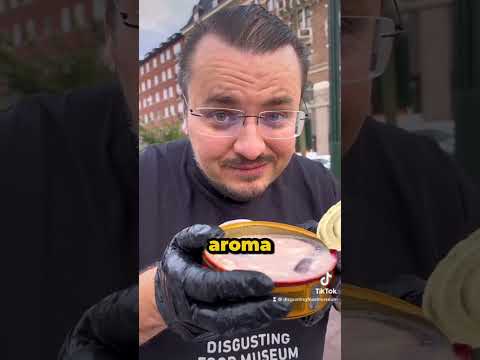 this swedish traditional dish is actually a disaster! #shorts #foodies #sweden #surstromming