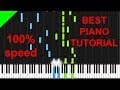 Magic! - Rude piano tutorial 